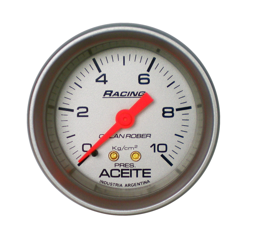 Man. de aceite mec. Racing Plata Ø52 10 Kg/cm2