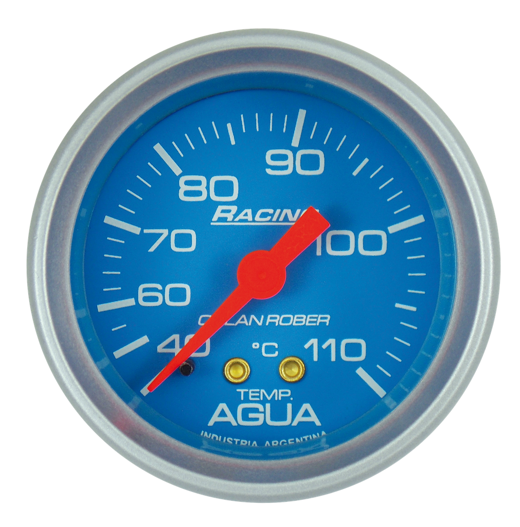 [321 C 20] Termo. de agua mec. 2m Racing Celeste Ø52 40-110° 