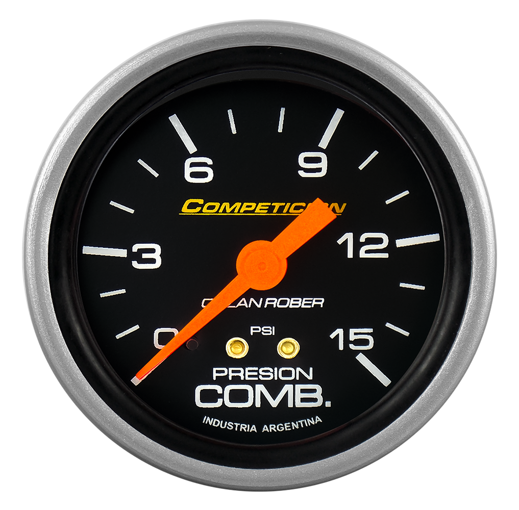 [813 N 15] Man. de combustible mec. Comp. Negro Ø60 15 psi