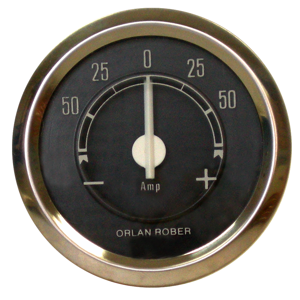 [H- 4100] Amperímetro Original M. Benz Ø60mm -50 / +50