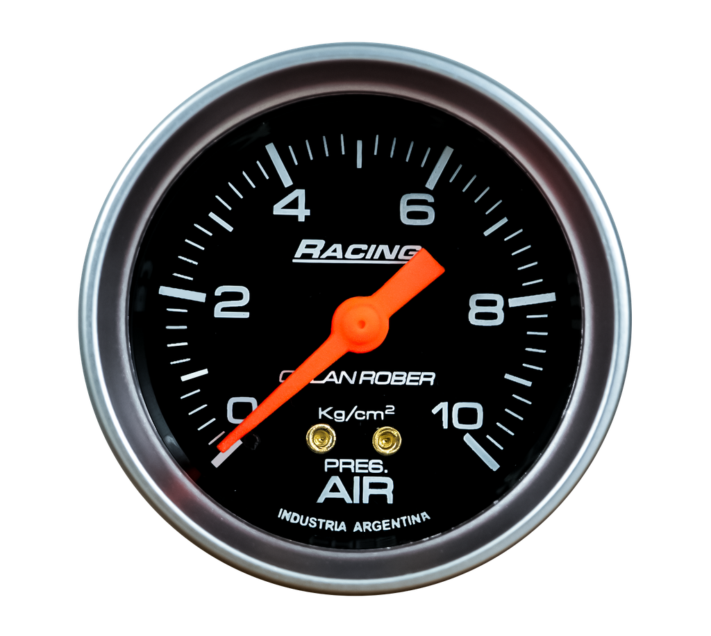 Man. de aire mec. Racing Negro Ø52 10 Kg/cm2