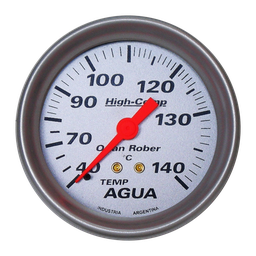 [1021 P 40] Termo. de agua mec. 4m H-Comp Plata Ø66 140° 