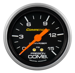 [813 N 15] Man. de combustible mec. Comp. Negro Ø60 15 psi