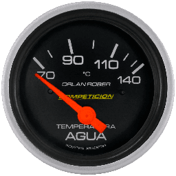 [825 N 12V] Termo. de agua elec. 12v Comp. Negro Ø60 70-140°