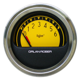 [H- 1253] Man. de aceite  Original Hanomag Ø60 6 Kg/cm2