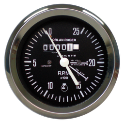 [H- 5053] Cuenta horas mecánico  Ø86mm 0-2500 rpm