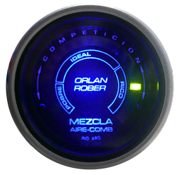 [834N AC] Mezcla aire combustible Competición Negro Ø60mm