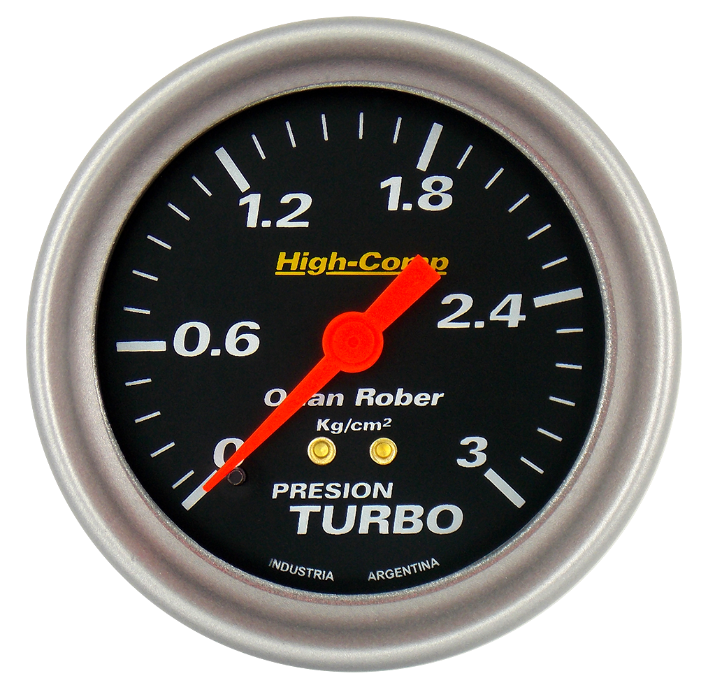 [1012 N 30] Man. de turbo mec. H-Comp Negro Ø66 3 Kg/cm2