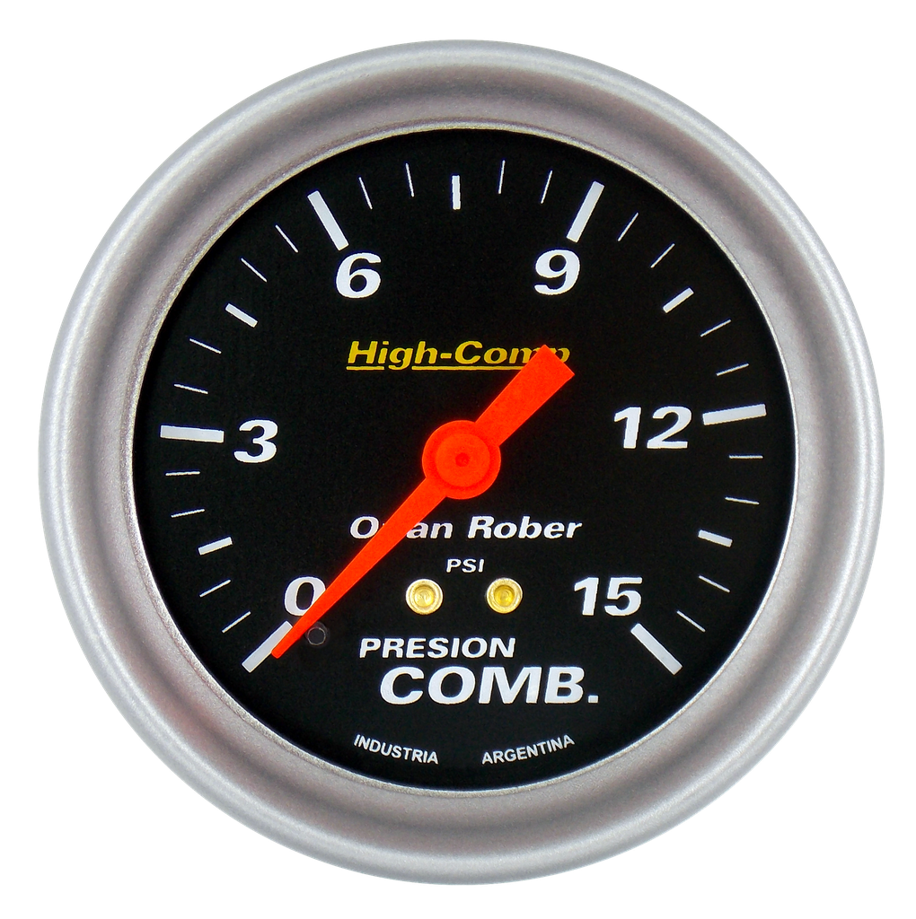 Man. de combustible mec. H-Comp Negro Ø66 15 psi