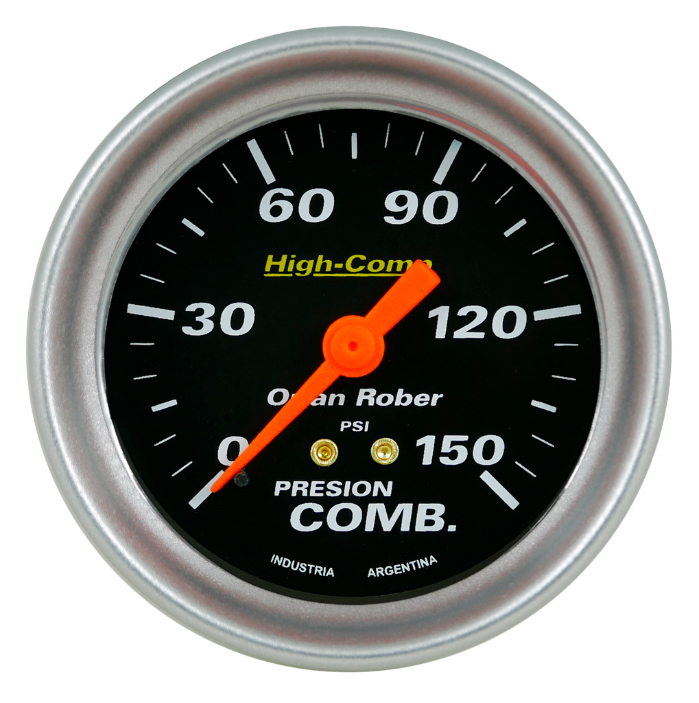 Man. de combustible mec. H-Comp Negro Ø66 150 psi