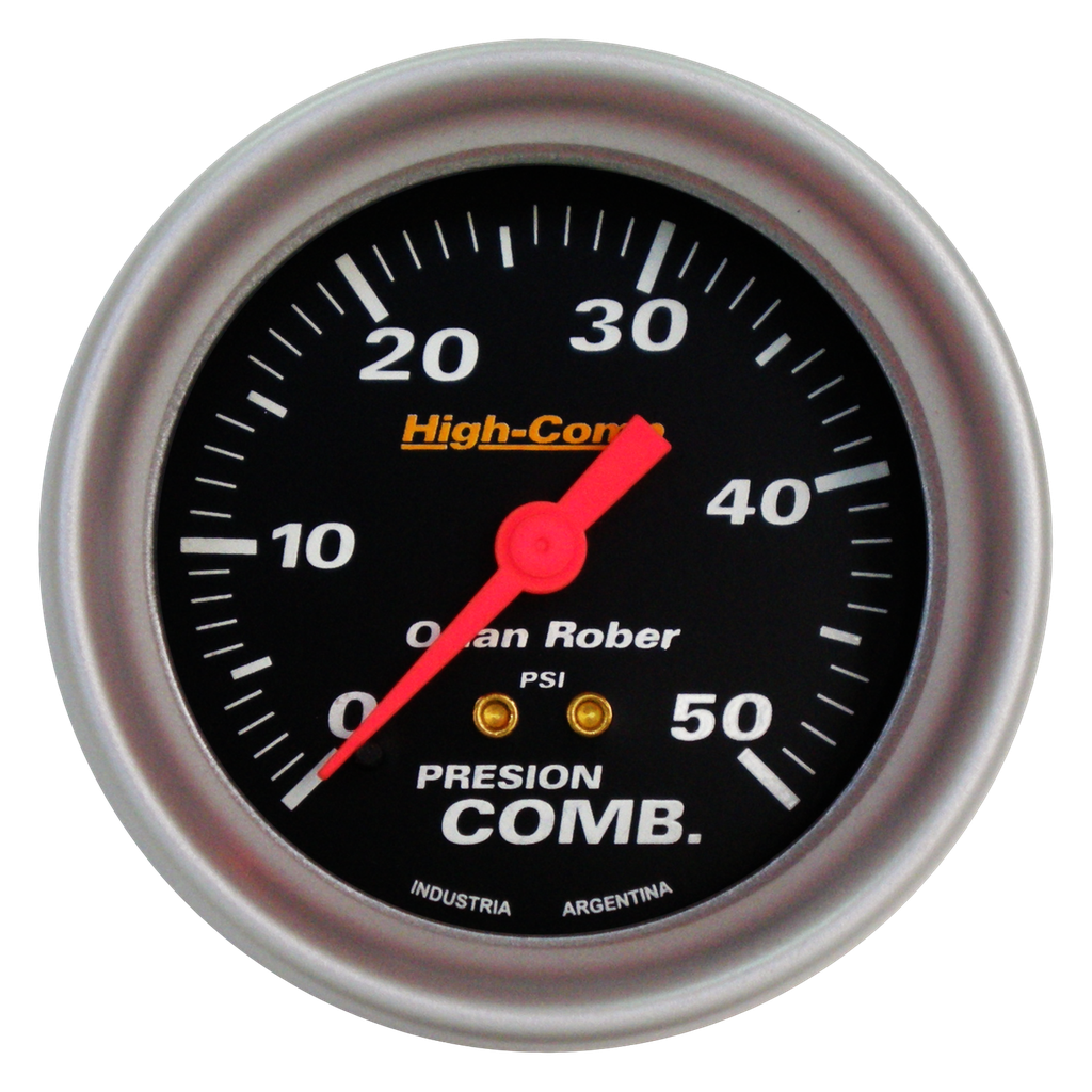 Man. de combustible mec. H-Comp Negro Ø66 50 psi