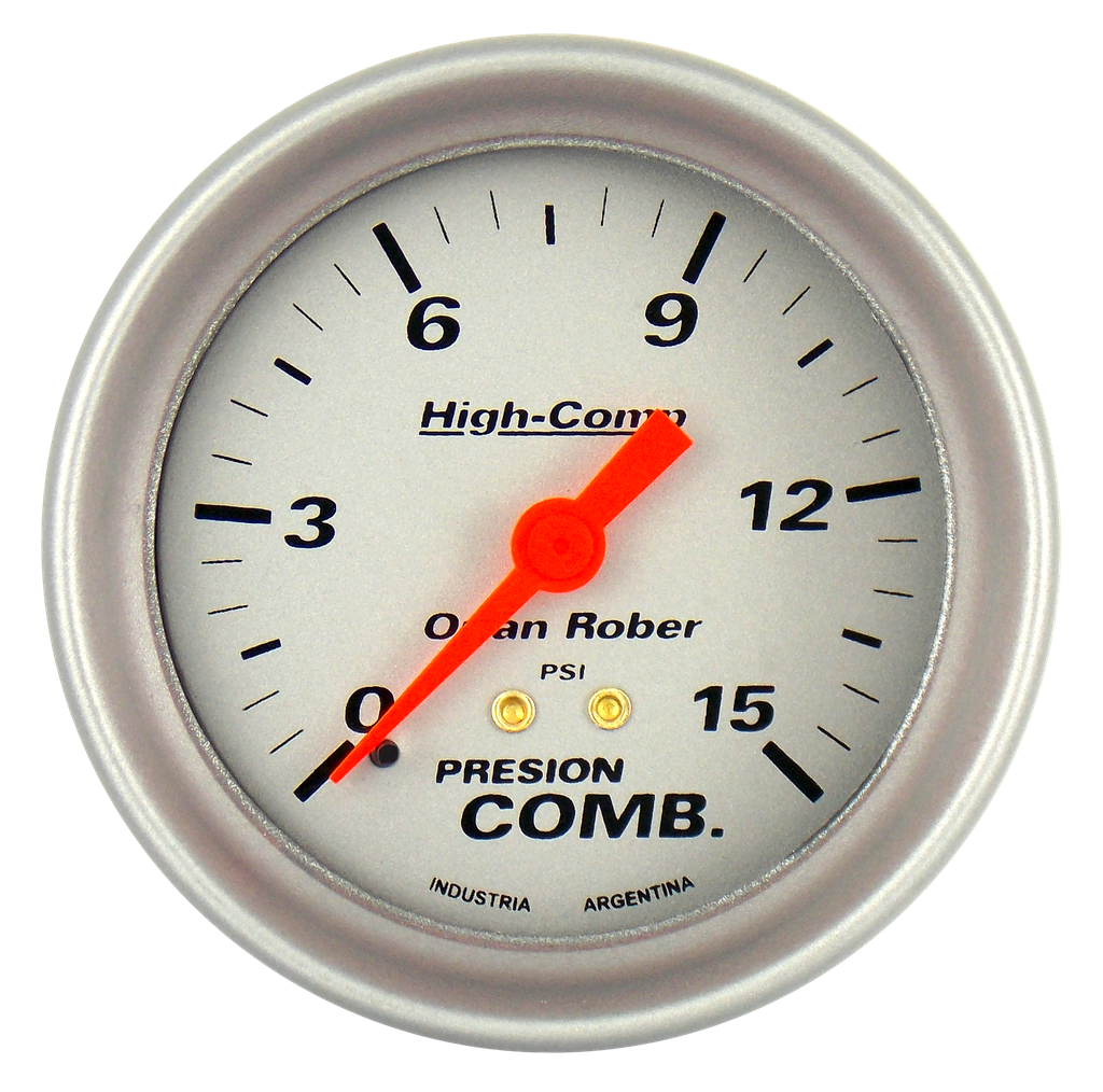 [1013 P 15] Man. de combustible mec. H-Comp Plata Ø66 15 psi