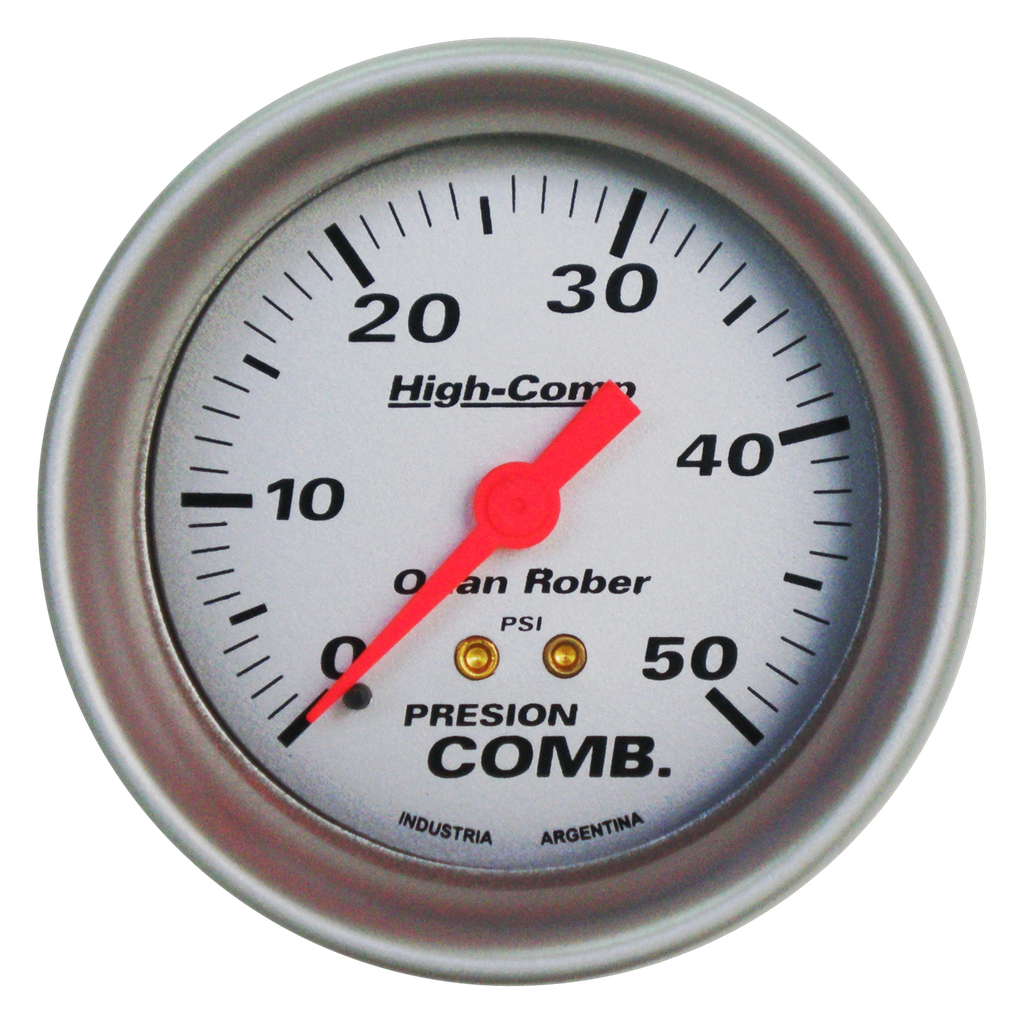 [1013 P 50] Man. de combustible mec. H-Comp Plata Ø66 50 psi