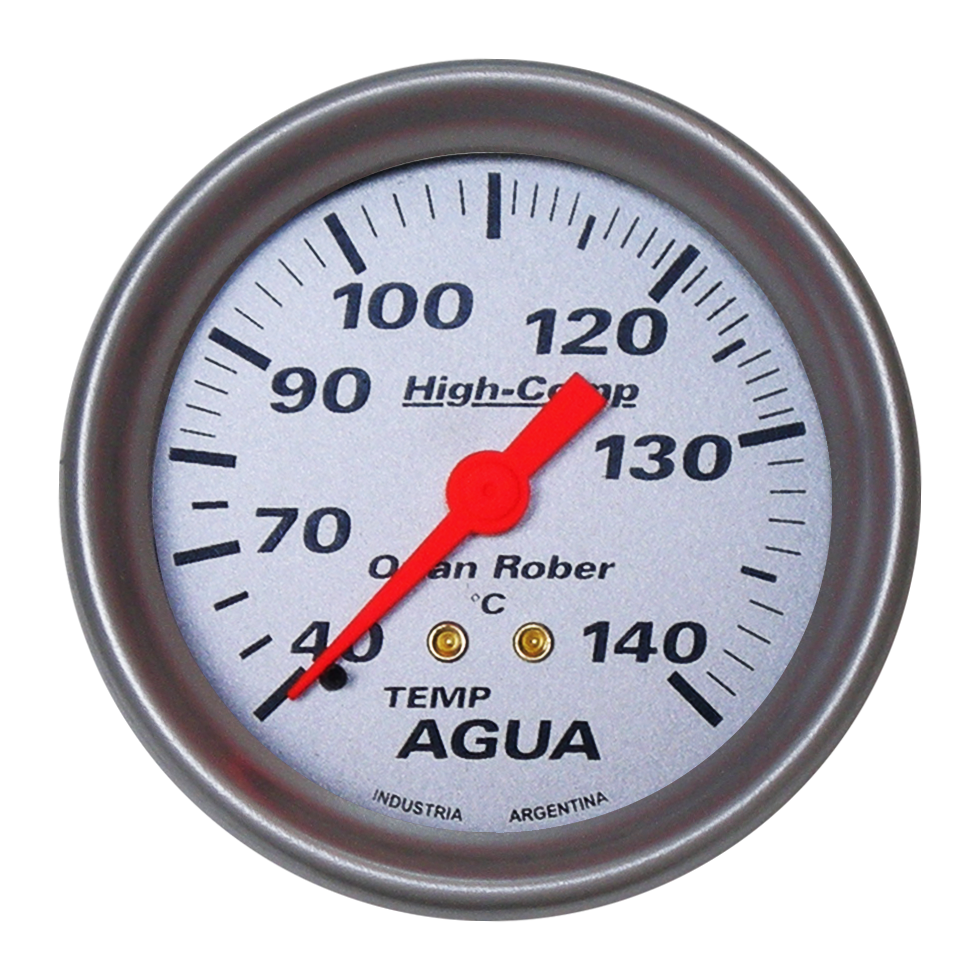 Termo. de agua mec. 4m H-Comp Plata Ø66 140° 