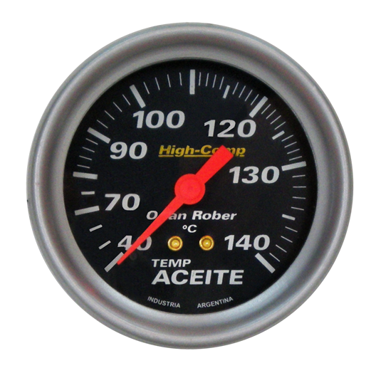 [1022 N 40] Termo. de aceite mec. 4m H-Comp Negro Ø66 40-140° 