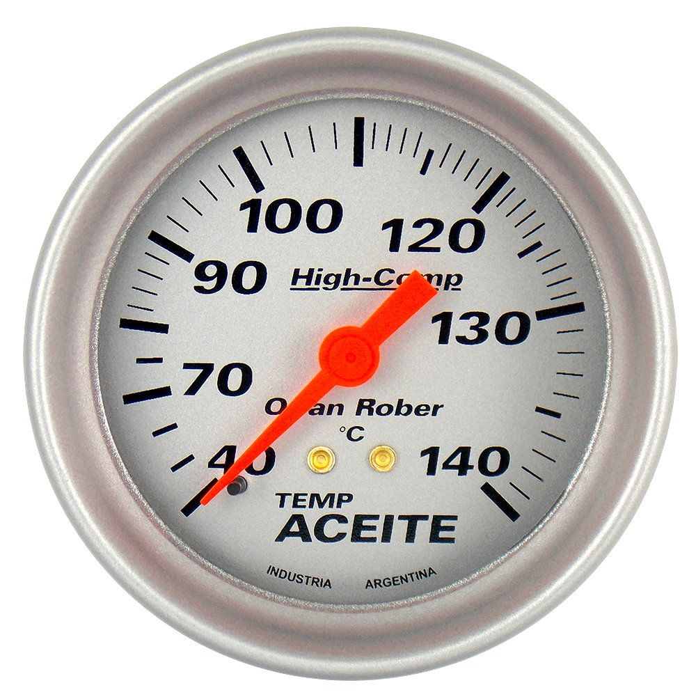 Termo. de aceite mec. 2m H-Comp Plata Ø66 140° 