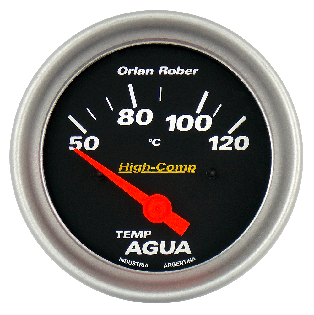 Termo. agua elec. 12v H-Comp Negro Ø66 50-120°C