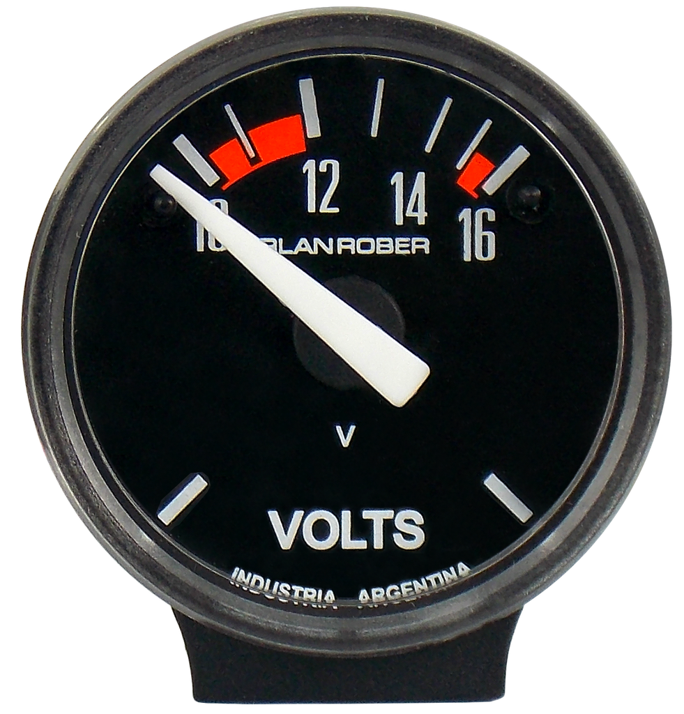 [224 H 12V] Voltímetro 40mm 12v