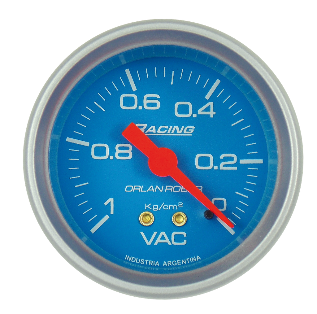 Manom. Vacío de admi. mec. Racing Celeste Ø52 -1kg