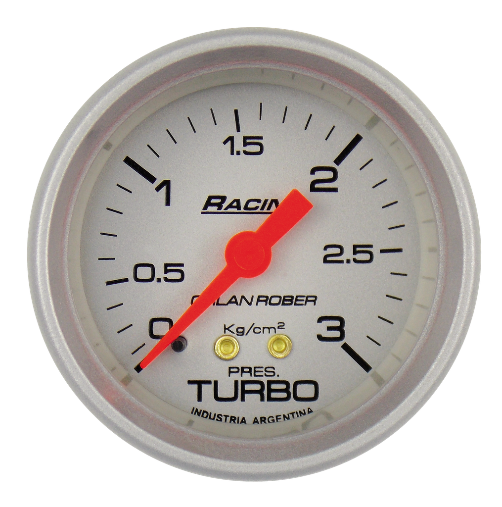 Man. de turbo mec. Racing Plata Ø52 3 Kg/cm2