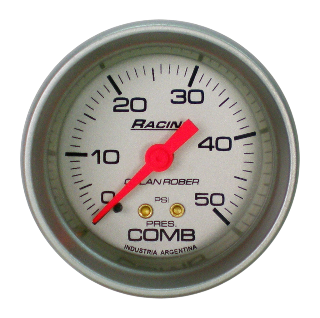 [313 P 50] Man. de combustible mec. Racing Plata Ø52 50 psi