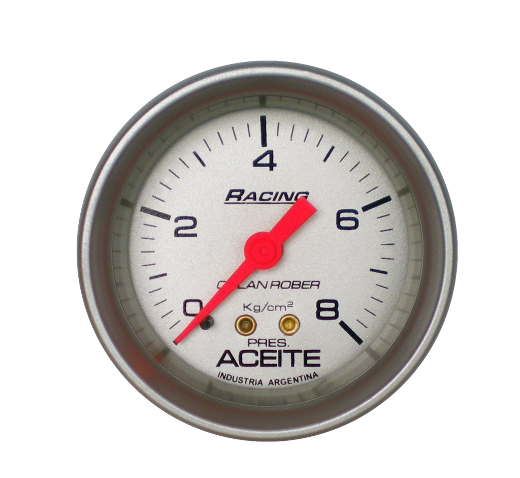 [315 P 8K] Man. de aceite mec. Racing Plata Ø52 8 Kg/cm2