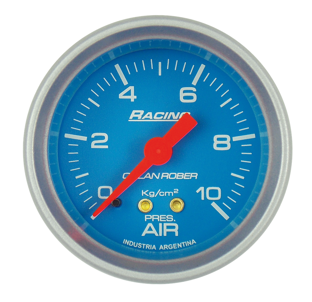 Man. de aire mec. Racing Celeste Ø52 10 Kg/cm2