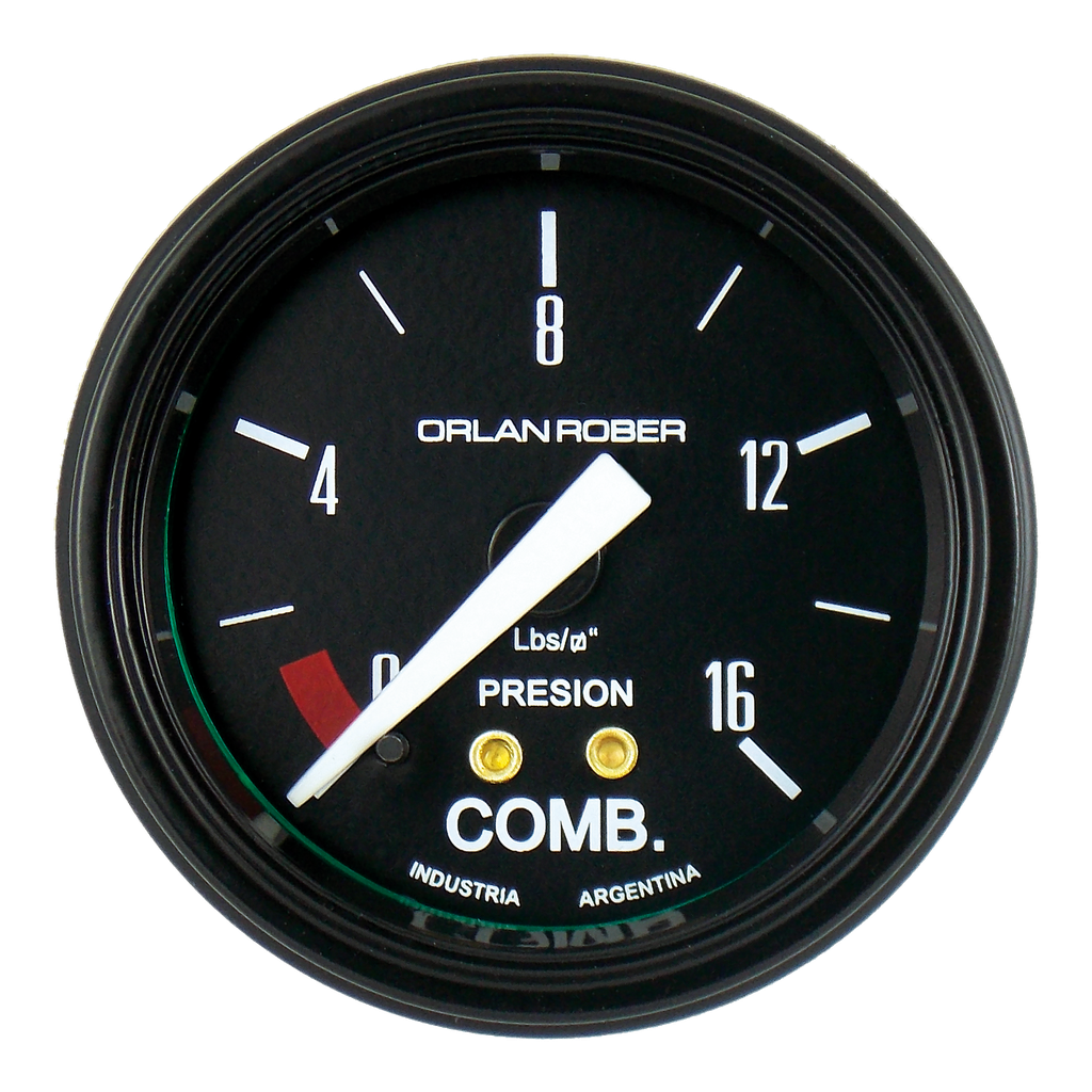 [613 H 16] Man. de combustible mec. Classic Negro Ø52 16 Lbs