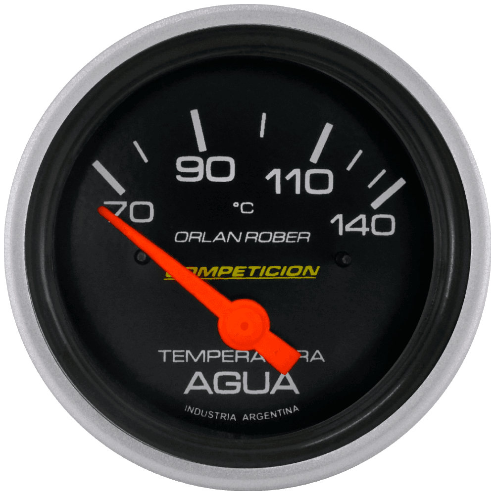 Termo. de agua elec. 12v Comp. Negro Ø60 70-140°