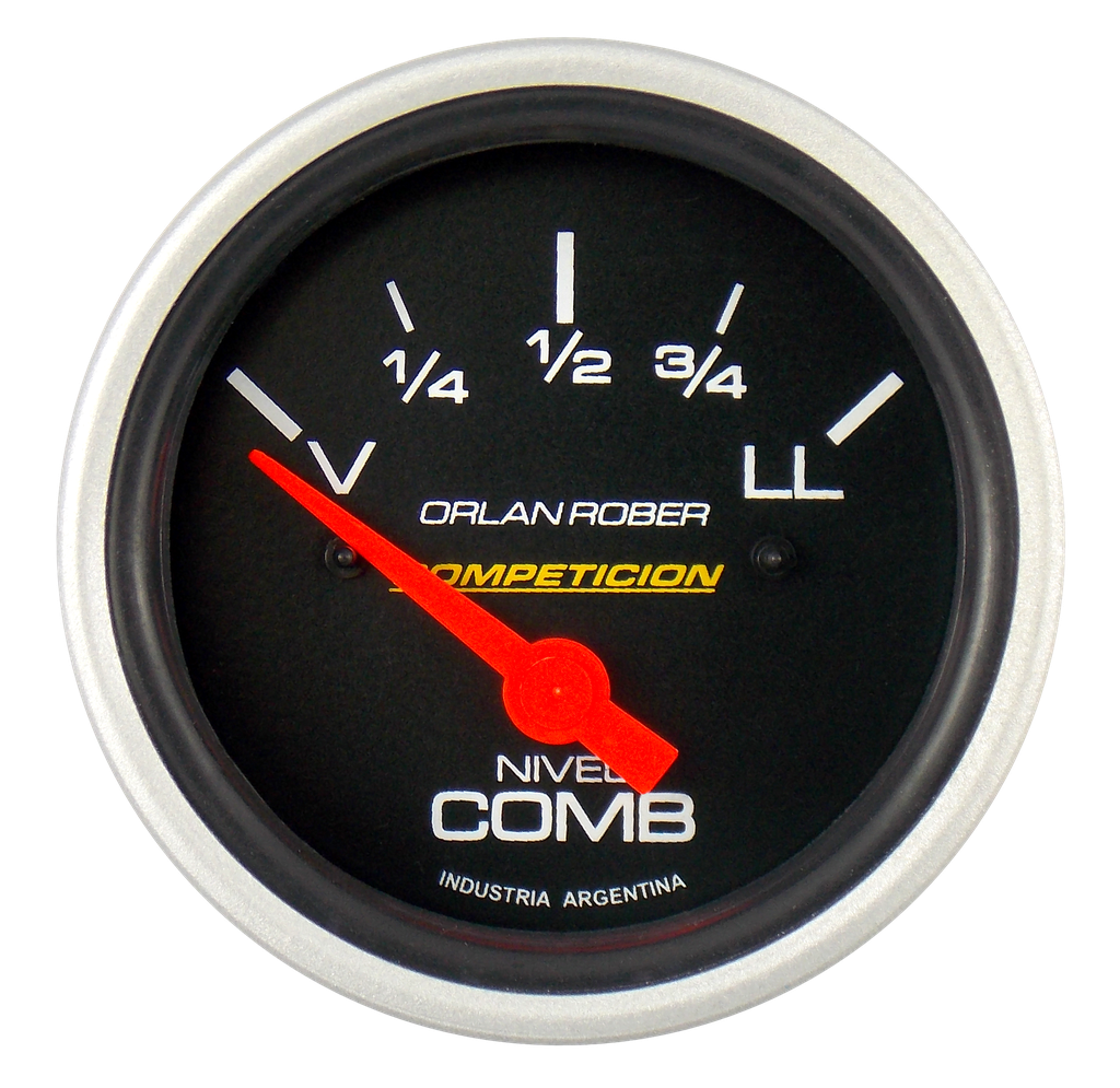 Ind. de nivel de comb. 12v Comp Negro Ø60 V=5