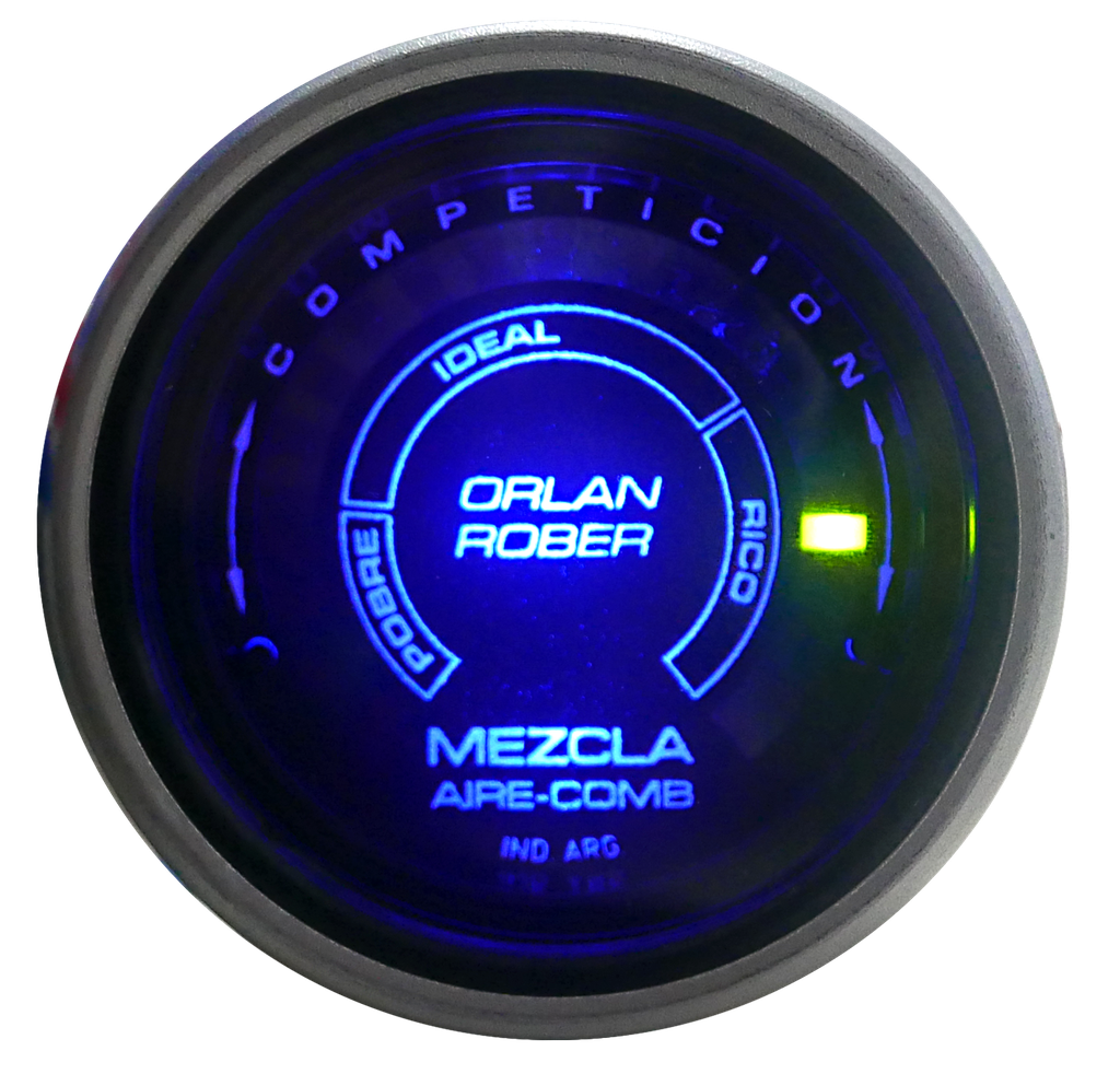 [834N AC] Mezcla aire combustible Competición Negro Ø60mm