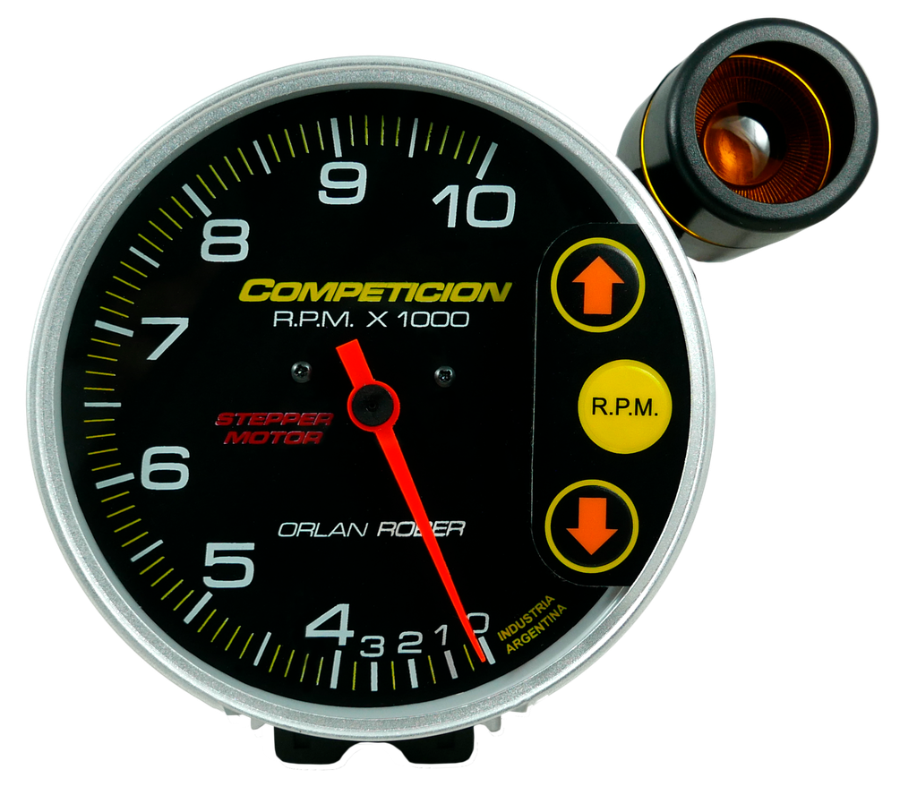 [832 N 10K ER] Tacometro Ø125. Comp. Negro 10K escala reducida