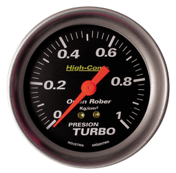 [1012 N 10] Man. de turbo mec. H-Comp Negro Ø66 1 Kg/cm2