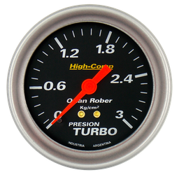 [1012 N 30] Man. de turbo mec. H-Comp Negro Ø66 3 Kg/cm2