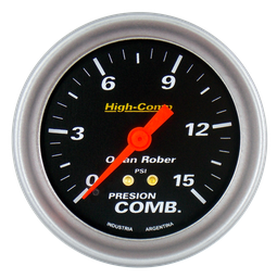 [1013 N 15] Man. de combustible mec. H-Comp Negro Ø66 15 psi