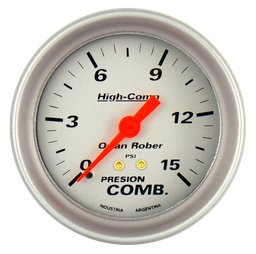 [1013 P 15] Man. de combustible mec. H-Comp Plata Ø66 15 psi