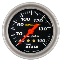 [1021 N 20] Termo. de agua mec. 2m H-Comp Negro Ø66 140° 