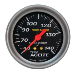 [1022 N 40] Termo. de aceite mec. 4m H-Comp Negro Ø66 40-140° 