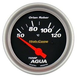 [1025 N 12V] Termo. de agua elec. 12v H-Comp Negro Ø66 50-120°