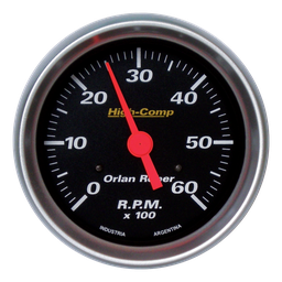 [1032 N 6K] Taco 12v Naftero H-Comp Negro Ø80 6K PAP