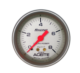 [315 P 8K] Man. de aceite mec. Racing Plata Ø52 8 Kg/cm2