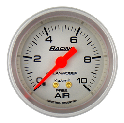 [317 P 10K] Man. de aire mec. Racing Plata Ø52 10 Kg/cm2