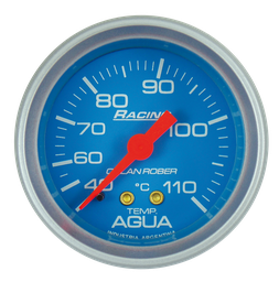 [321 C 20] Termo. de agua mec. 2m Racing Celeste Ø52 40-110° 