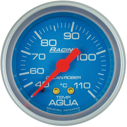 [321 C 40] Termo. de agua mec. 4m Racing Celeste Ø52 40-110° 