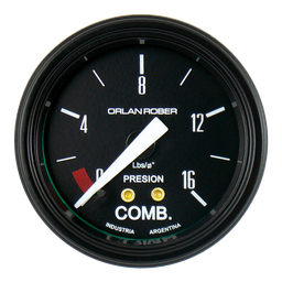 [613 H 16] Man. de combustible mec. Classic Negro Ø52 16 Lbs