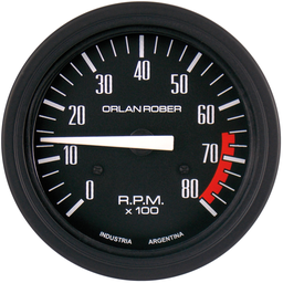 [632 H 8K] Tacometro Ø80mm Classic Negro 8K