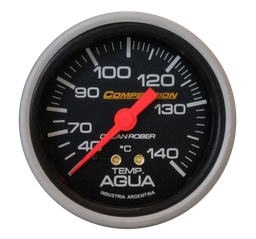 [821 N 20] Termo. de agua mec. 2m Comp. Negro Ø60 40-140° 