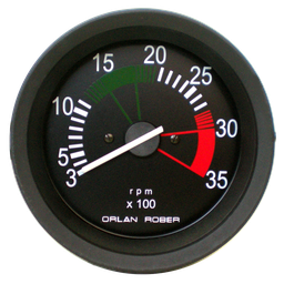 [H- 7100] Taco electrónico 12v diesel Original Ø100 3500 rpm