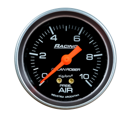 [317 N 10K] Man. de aire mec. Racing Negro Ø52 10 Kg/cm2